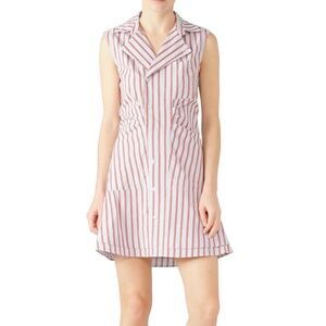 Derek Lam Rent the runway Ruffle Placket Shirt Dress sz 10 $395